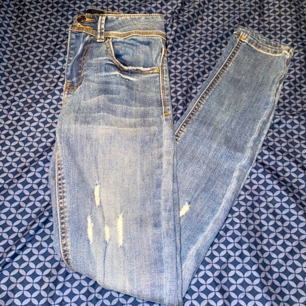 Indigo Rein Blue Ripped Jeans